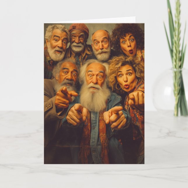 "You're Old" Birthday Card (Front)