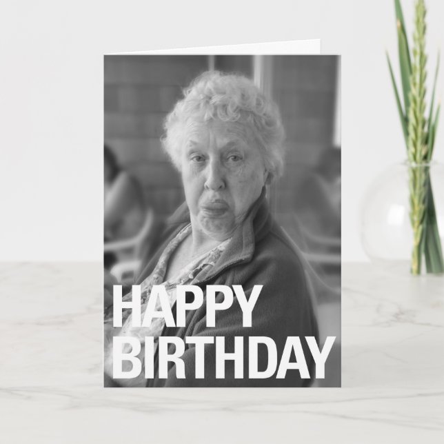 YOU'RE OLD birthday card (Front)