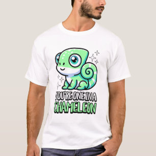 You're One In A Chameleon! Cute Chameleon Pun T-Shirt