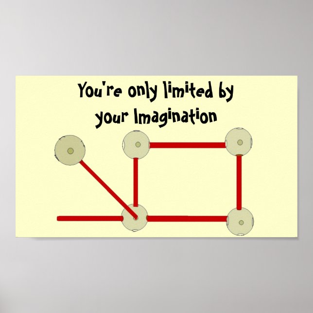 You're only limited by ... motivational poster (Front)