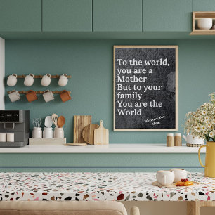 You're Our World Mom Jigsaw Puzzle