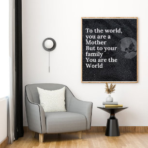 You're Our World Mom Tile