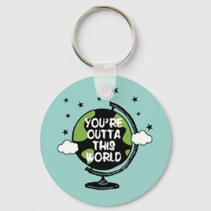 You're Outta This World Valentine's Day Keychain
