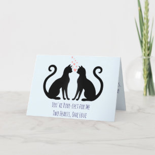 You're Purr-fect For Me Holiday Card
