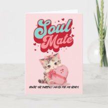You're Purrfect Cat Mom Valentine’s Day Card