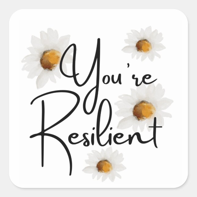 You're Resilient Stickers (Front)