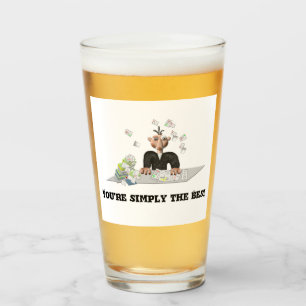 You're simply the Best .Personalized text Glass