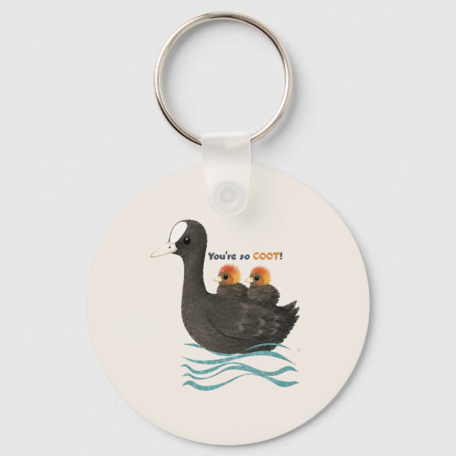You're So COOT! Key Ring (Front)