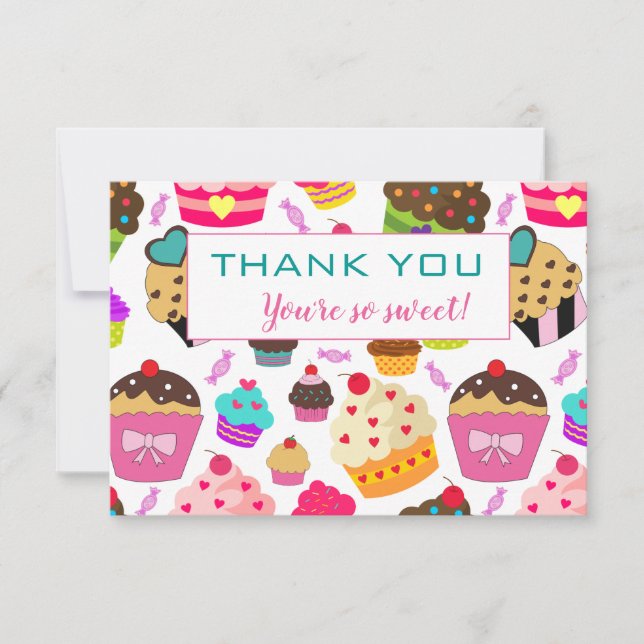 You're So Sweet Thank You Card (Front)