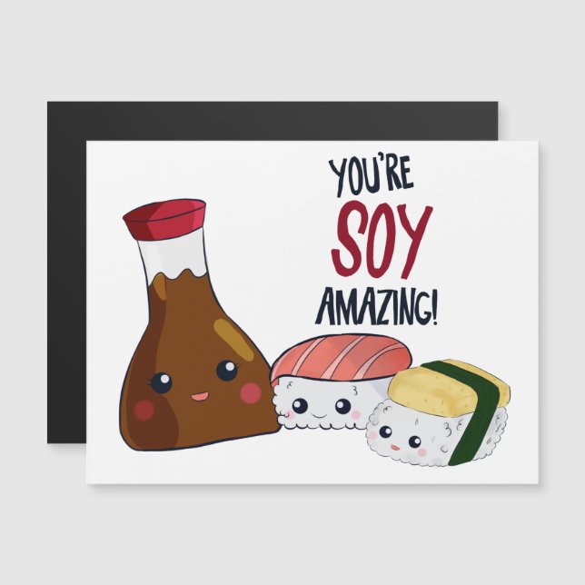 You're Soy Amazing Kawaii Sushi Hi & Hello Cute (Front/Back)