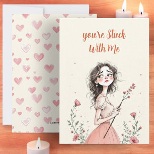You're Stuck With Me Holiday Card