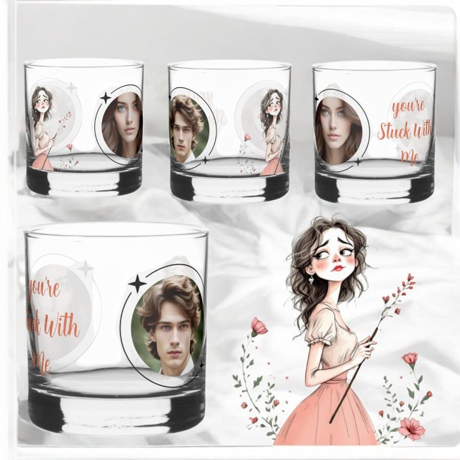 You're Stuck With Me Whiskey Glass (Creator Uploaded)