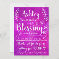 You're such a WONDERFUL blessing FULLY EDITABLE!