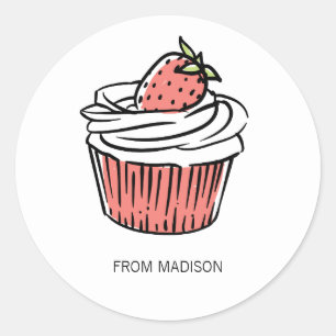You're Sweet Cupcake Valentine Sticker