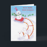 You're Terrific, Great-Grandson Holiday Card<br><div class="desc">Christmas Card</div>