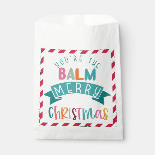 you're the balm merry Christmas gift Note Card Favour Bag