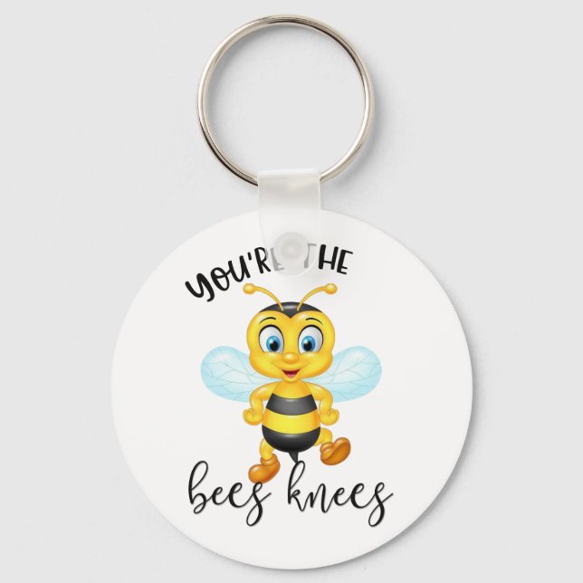 You're The Bees Knees | Valentine's Day Keychain (Front)