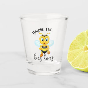 You're The Bees Knees   Valentine's Day Shot Glass