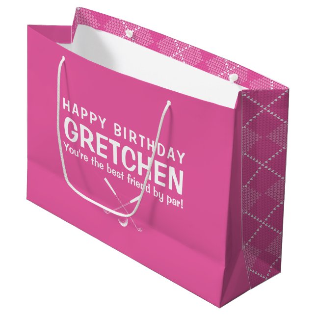 You're The Best Friend By Par Gift Bag (Front Angled)