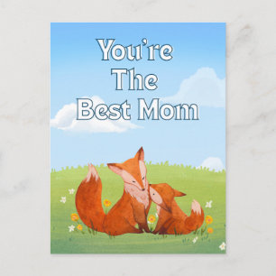 You're The Best Mom mother's day Holiday Postcard