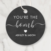 You're the Bomb Bath Bomb Gift Tag, Chalkboard