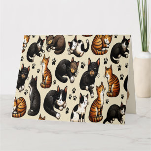 "You're the cat's meow" Completely Customizable Card