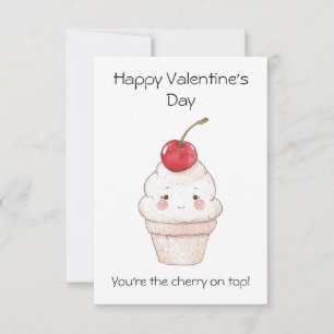 You're the Cherry on Top! – Sweet Valentine’s Day  Card
