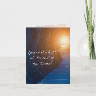 You're The Light Valentine's Day Holiday Card