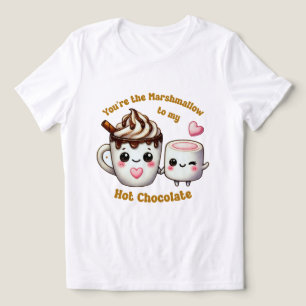 You're the Marshmallow to My Heart - Cute Hot Choc Tri-Blend Shirt