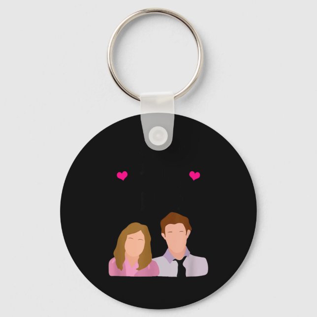 You're The Pam To My Jim Valentine’s Day Couple Ma Keychain (Front)