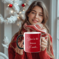 You're the Reason I Smile Romantic Fun Quote Photo