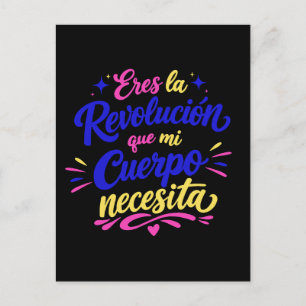 You're the revolution my body needs postcard
