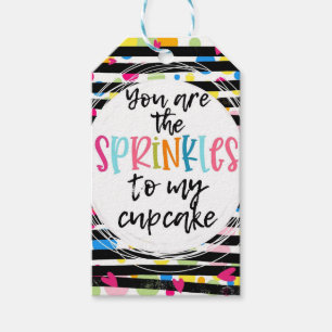 you're the sprinkles,  valentines day class gift gift tags