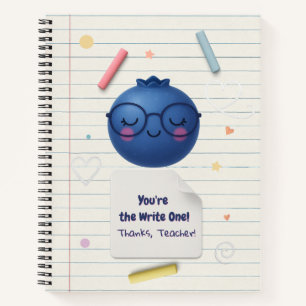 You're the Write One! – Cute Teacher Appreciation Notebook