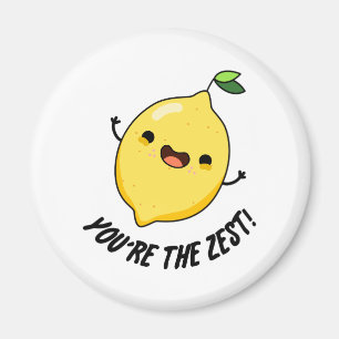 You're The Zest Funny Lemon Pun  Magnet