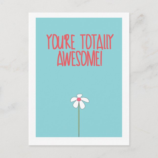 You're totally awesome postcard (Front)