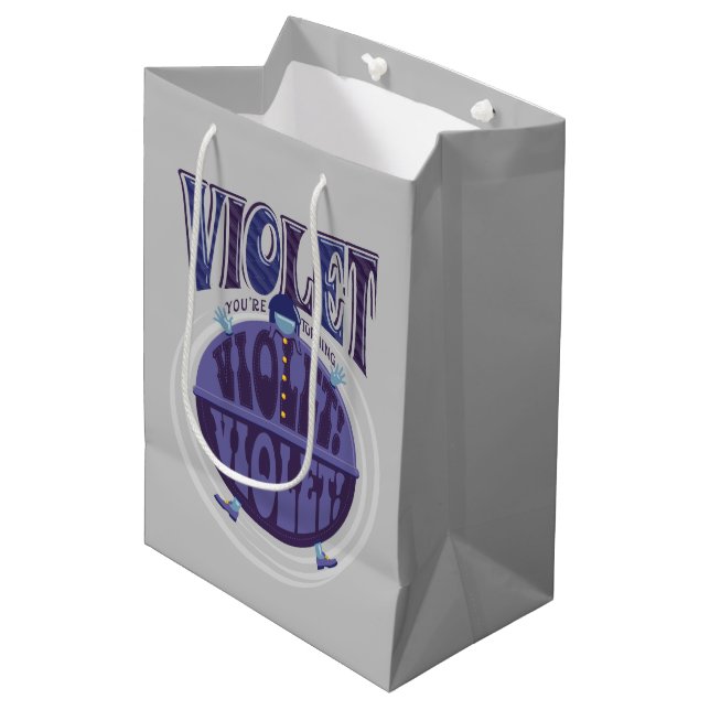 You're Turning Violet, Violet! Medium Gift Bag (Front Angled)