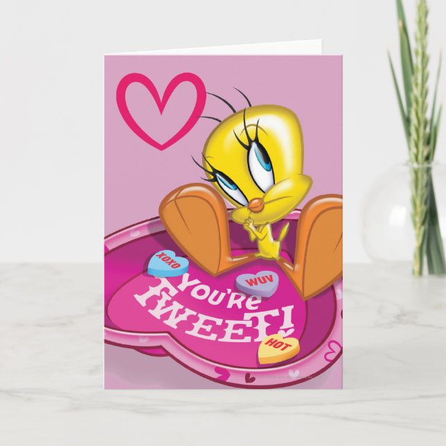 You're Tweet TWEETY™ Bowl Holiday Card (Front)