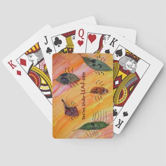 You're UnbeLEAFable - Kids Art for CHOC Playing Cards (Back)