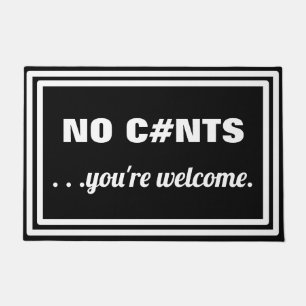 . . .you're welcome. DOORMAT