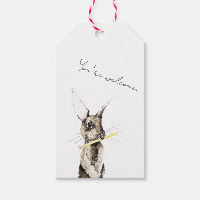 You're welcome gift tags (Front)