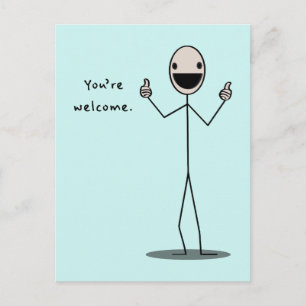 You're Welcome Postcard