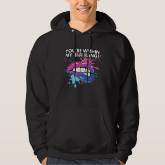 You're Within My Bi Fi Range Bisexual Bisexuality  Hoodie