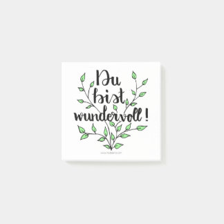 You're wonderful post-it adhesive notes