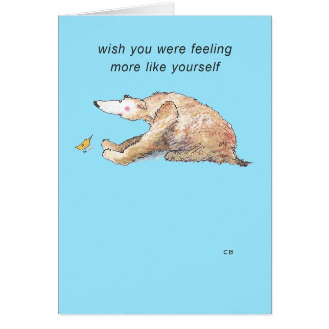 "Yourself" Get Well Card (Front)