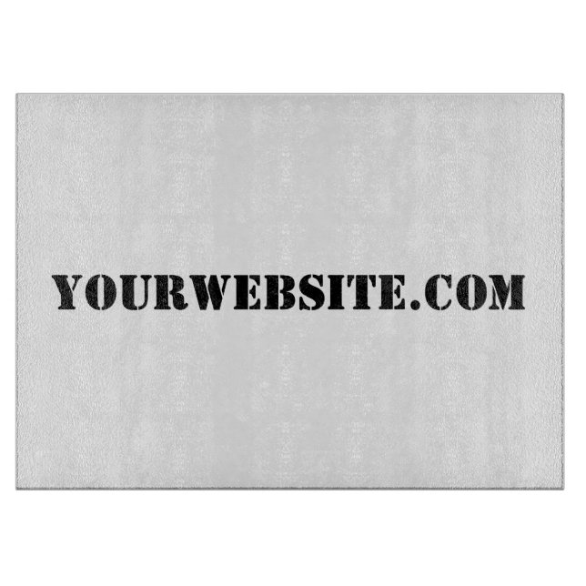 YourWebSite.com Cutting Board (Front)