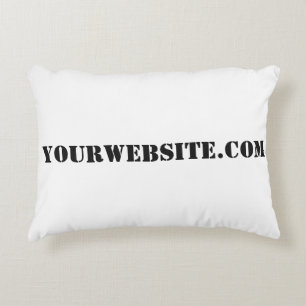 YourWebSite.com Decorative Pillow