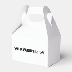 YourWebSite.com Favor Box