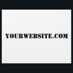 YourWebSite.com Flyer<br><div class="desc">"YourWebSite.com" Replace the .com address with your Web address. Add any other slogan or text.</div>