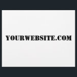 YourWebSite.com Flyer<br><div class="desc">"YourWebSite.com" Replace the .com address with your Web address. Add any other slogan or text.</div>